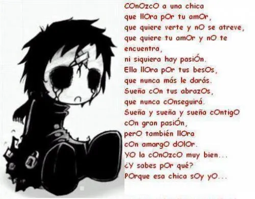 Fotos De Emo Lindas Con Frases Tristes 2013 | Imagenes Lindas