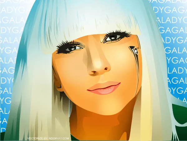 Fotos de famosas y cantantes en vector (Photoshop) - Taringa!