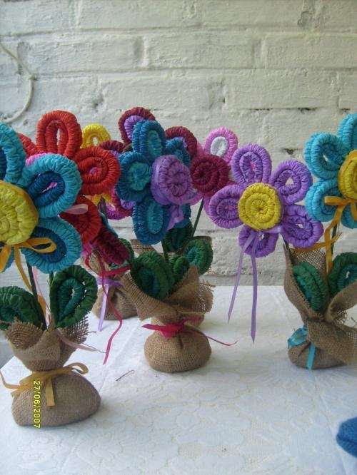 Fotos de FLORES ARTESANIA EN PAPEL CREPÉ Y PAPEL DE SEDA - Región ...