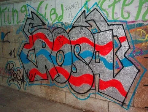 Nombre de rosa en graffiti - Imagui