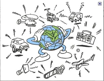 Contaminacion sonora para colorear - Imagui