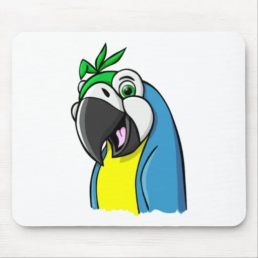 Fotos de loros en caricatura - Imagui