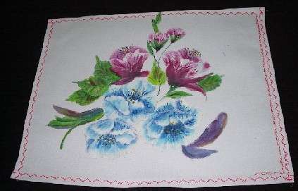 Mantelerias pintadas a mano - Imagui