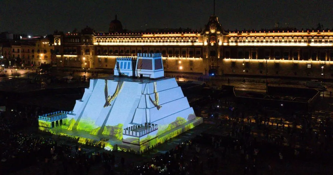 FOTOS: Maqueta del Templo Mayor se ilumina para celebrar la resistencia indígena - SinEmbargo MX FOTOS: Maqueta del Templo Mayor se ilumina para celebrar la resistencia indígena - SinEmbargo MX