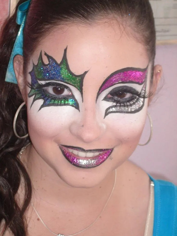 Caras pintadas con maquillaje artistico - Imagui