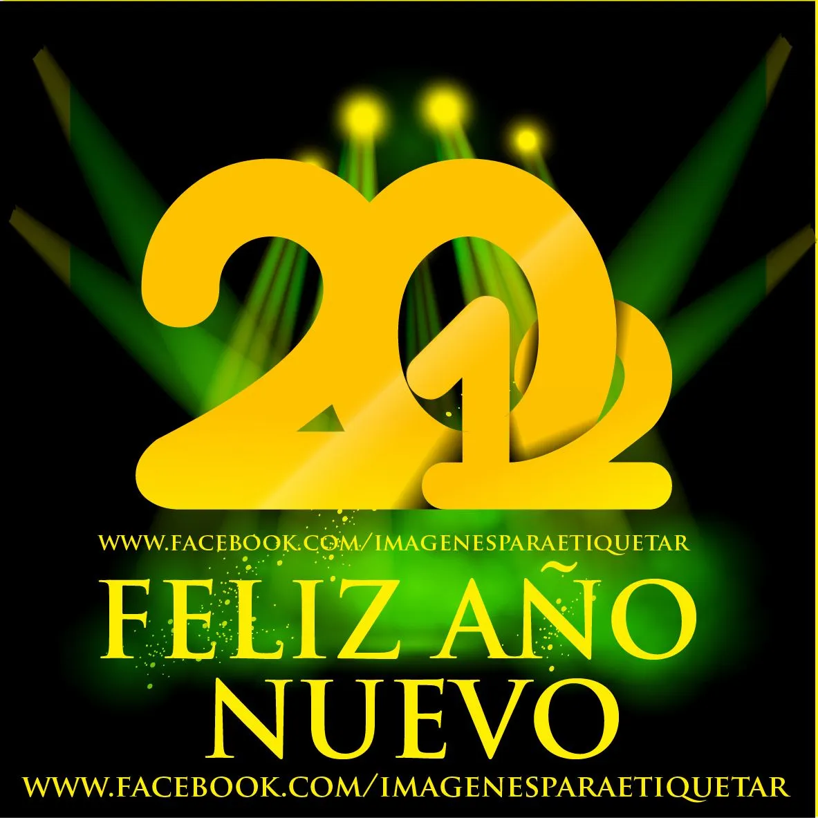 Fotos con Mensajes Año Nuevo 2012 para facebook