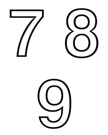 Moldes de numeros para imprimir y recortar - Imagui Moldes de numeros para imprimir y recortar - Imagui