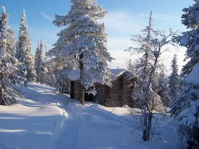 FOTOS DE PAISAJES NEVADOS: Un paisaje de cuento de Navidad