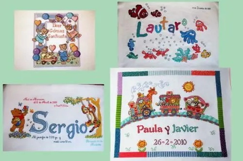 Cuadros a punto de cruz infantiles - Imagui Cuadros a punto de cruz infantiles - Imagui