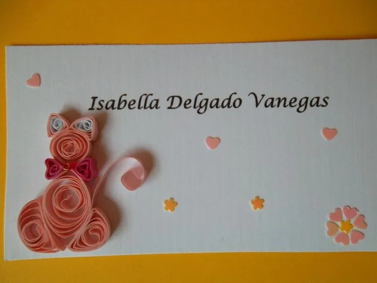 Tarjetas de amor en filigrana - Imagui