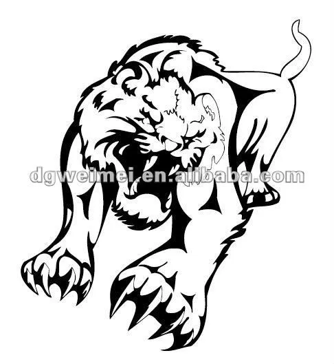 Tatuajes de tigres en tribal - Imagui