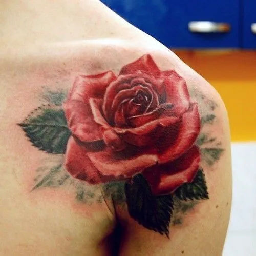 Fotos de Tatuajes de Flores – Rosas – Rose Tattoos | Tatuajes y ...