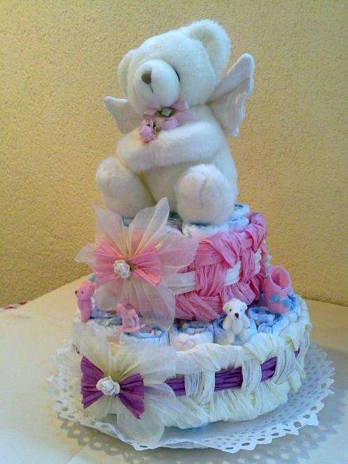 Tortas pañales baby shower - Imagui
