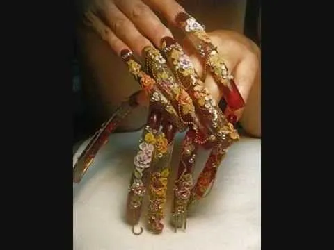 Fotos de uñas acrilicas.. - YouTube