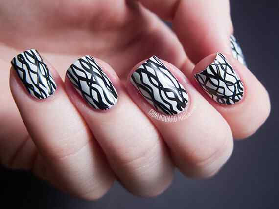 Fotos de uñas color negro – Black Nails – 45 Ejemplos | Decoración ...