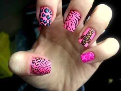 Fotos de uñas color Rosa – 42 nuevas imágenes – Pink nails ...