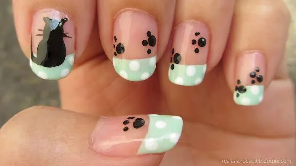 uñas decoradas con gatos | Fotos de uñas de nuestras lectoras ... uñas decoradas con gatos | Fotos de uñas de nuestras lectoras ...