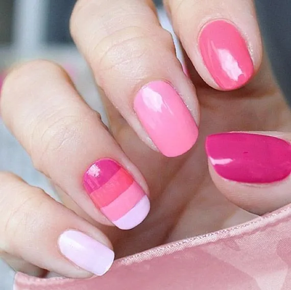 Fotos de uñas pintadas color rosa - 50 ejemplos - Pink Nails ... Fotos de uñas pintadas color rosa - 50 ejemplos - Pink Nails ...