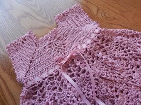 Vestidos a crochet para niñas de 2 años - Imagui