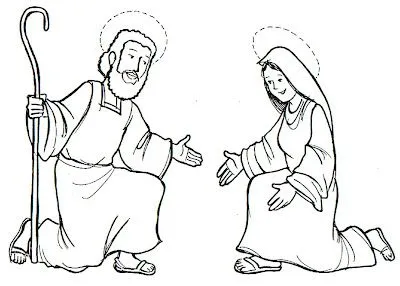 FOTOS Y VIDEOS DE NAVIDAD: DIBUJOS: JOSE Y MARIA PARA COLOREAR FOTOS Y VIDEOS DE NAVIDAD: DIBUJOS: JOSE Y MARIA PARA COLOREAR