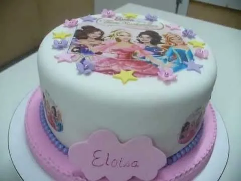 FOTOTORTA BARBIE MOSQUETERAS - TORTAS DIVINO MANJAR - YouTube