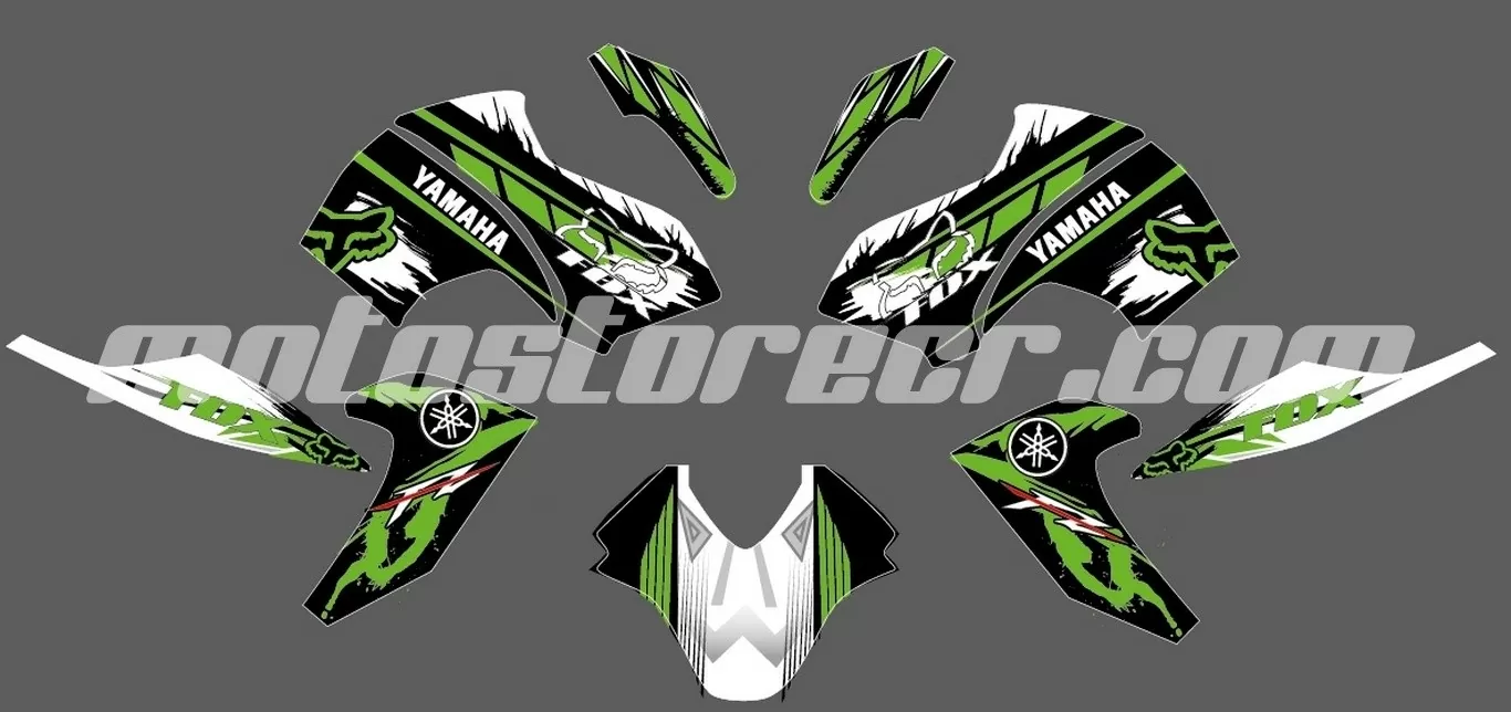 Fox verde adhesivos para fz16 - Moto Store CR Fox verde adhesivos para fz16 - Moto Store CR