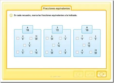 Fracciones equivalentes, teoría | Pizarras Abiertas " Equivocarse ...