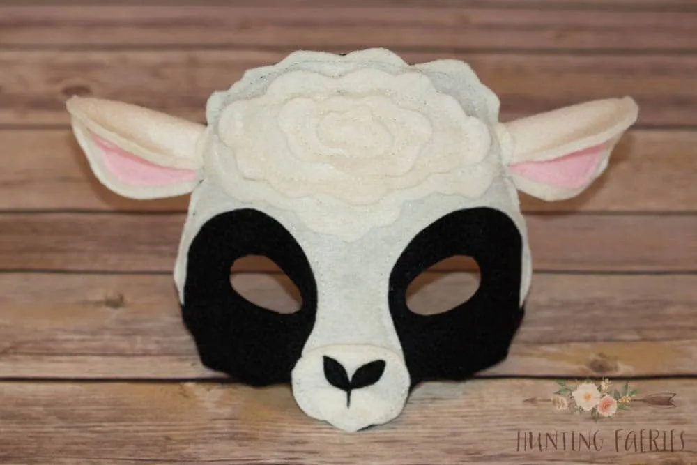 Frack the Black Sheep Máscara de fieltro para disfraces de - Etsy México Frack the Black Sheep Máscara de fieltro para disfraces de - Etsy México