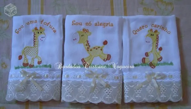 Toalha fralda bordada | Fraldas bordadas | Pinterest Toalha fralda bordada | Fraldas bordadas | Pinterest