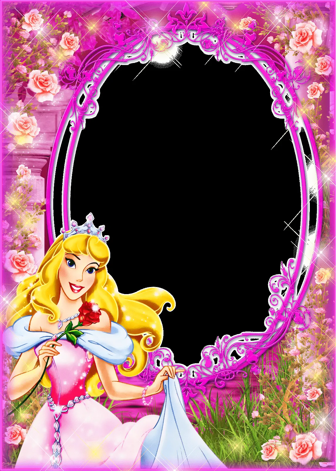 Frames PNG princesas disney e flores | Imagens para photoshop Frames PNG princesas disney e flores | Imagens para photoshop