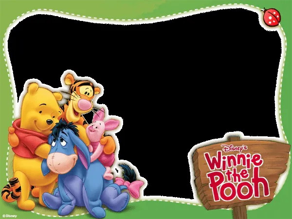... Pantalla y Mucho Más: Marcos para fotos infantiles - Winnie The Pooh ... Pantalla y Mucho Más: Marcos para fotos infantiles - Winnie The Pooh