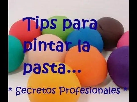 Como pintar y dar color a la porcelana fria / pasta flexible* TIPS ...