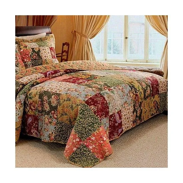 Los franceses tienen cosas hermosas como esta colcha patchwork ... Los franceses tienen cosas hermosas como esta colcha patchwork ...