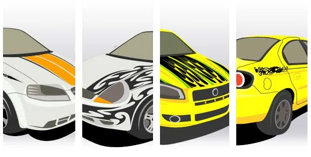 Franjas para autos tuning - Imagui