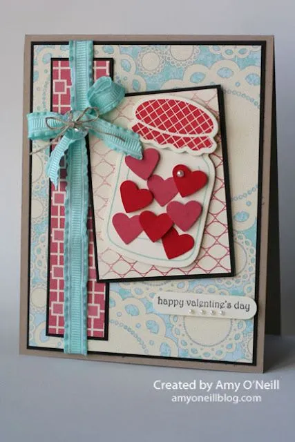 UN FRASCO LLENO DE CORAZONES : TARJETAS HECHAS A MANO - "ALEQUIN" UN FRASCO LLENO DE CORAZONES : TARJETAS HECHAS A MANO - "ALEQUIN"