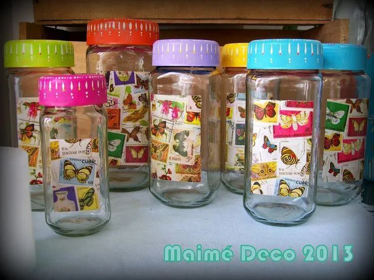 Frascos on Pinterest | tapas, jar lids and decoupage