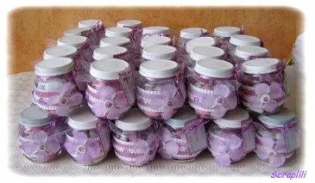 Souvenirs con frascos - Imagui