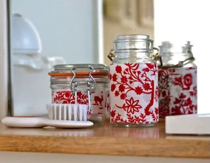 Frascos decorados para tu baño « Manualidades Frascos decorados para tu baño « Manualidades