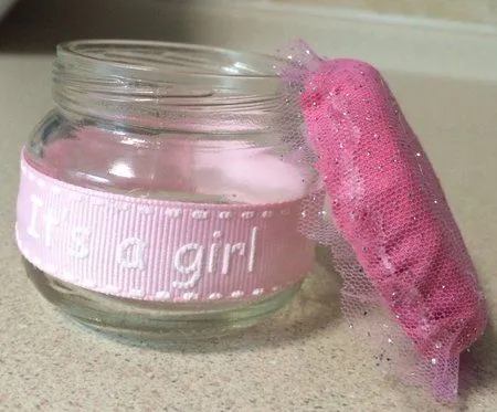 Frascos Gerber adornados para baby shower - Mamis A Prueba De Todo ... Frascos Gerber adornados para baby shower - Mamis A Prueba De Todo ...