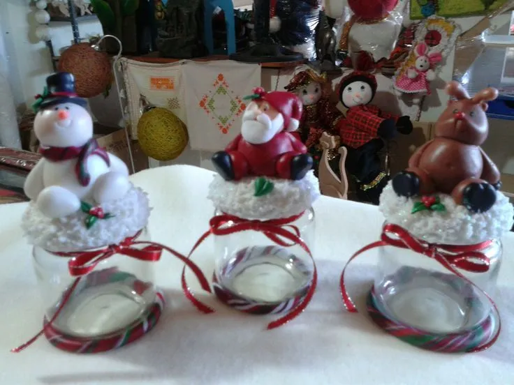 Juego de frascos porcelana fria navidad | Porcelana | Pinterest ... Juego de frascos porcelana fria navidad | Porcelana | Pinterest ...
