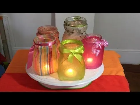 APRENDA A DECORAR FRASCOS CON PAPEL ! - YouTube APRENDA A DECORAR FRASCOS CON PAPEL ! - YouTube