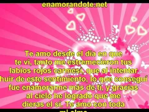 LA MEJOR FRASE DE AMOR PARA MI NOVIA - YouTube