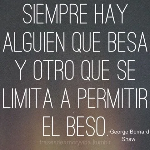 Frase de besos-imagen tumblr - frases de amor Frase de besos-imagen tumblr - frases de amor