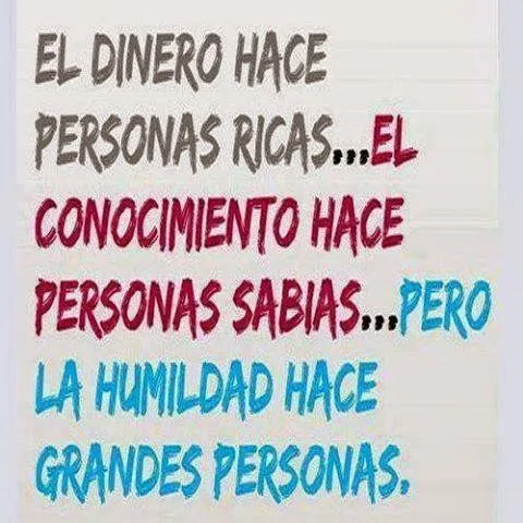 Una frase sobre humildad. | Frases positivas | Pinterest Una frase sobre humildad. | Frases positivas | Pinterest