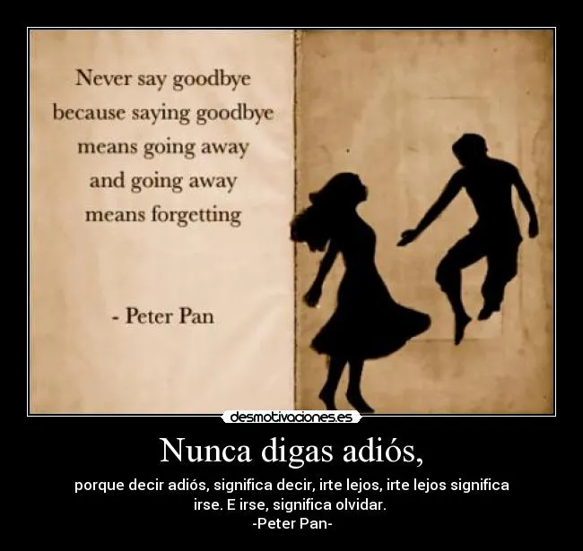 Frase peter pan - Imagui