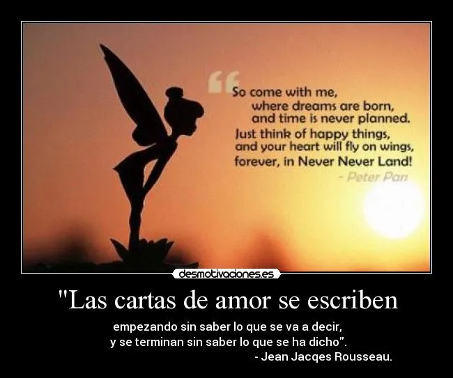 Frase peter pan - Imagui