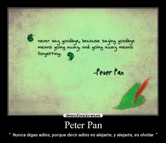 Frase peter pan - Imagui