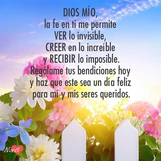 Frases para alabar a Dios por lo que nos da y entrega