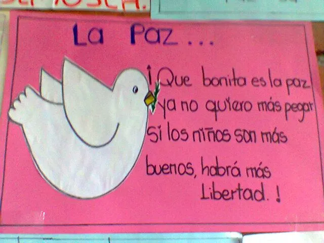 Mensajes alusivos a la paz con dibujo - Imagui Mensajes alusivos a la paz con dibujo - Imagui