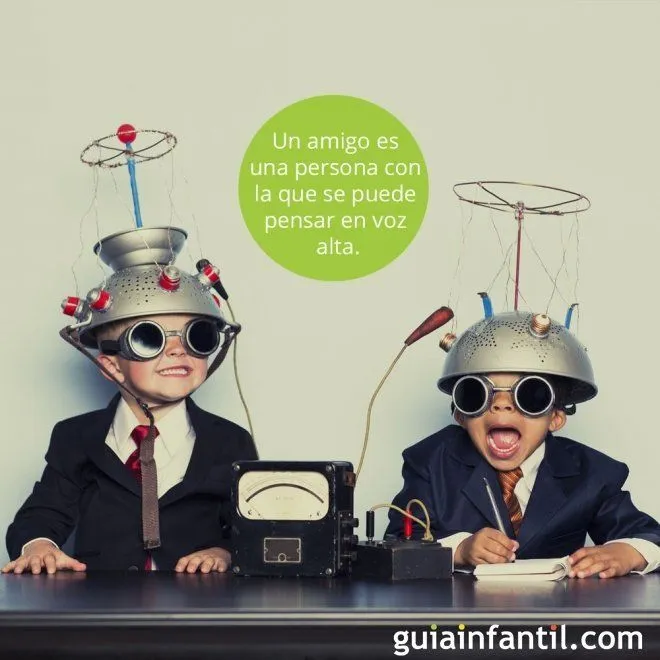 Frases de amistad para niños. Amigos con un teléfono - Frases de ...